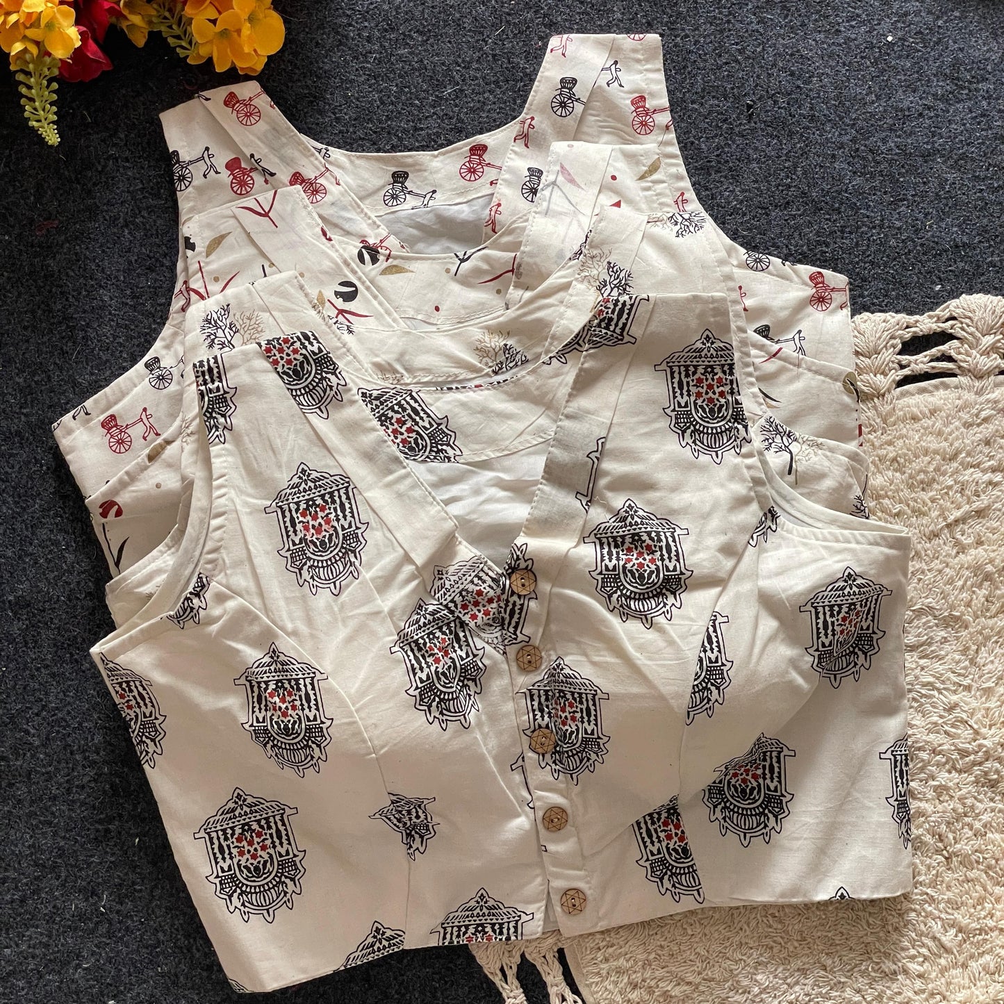 Boho Crop top/blouse - Navratri Edit