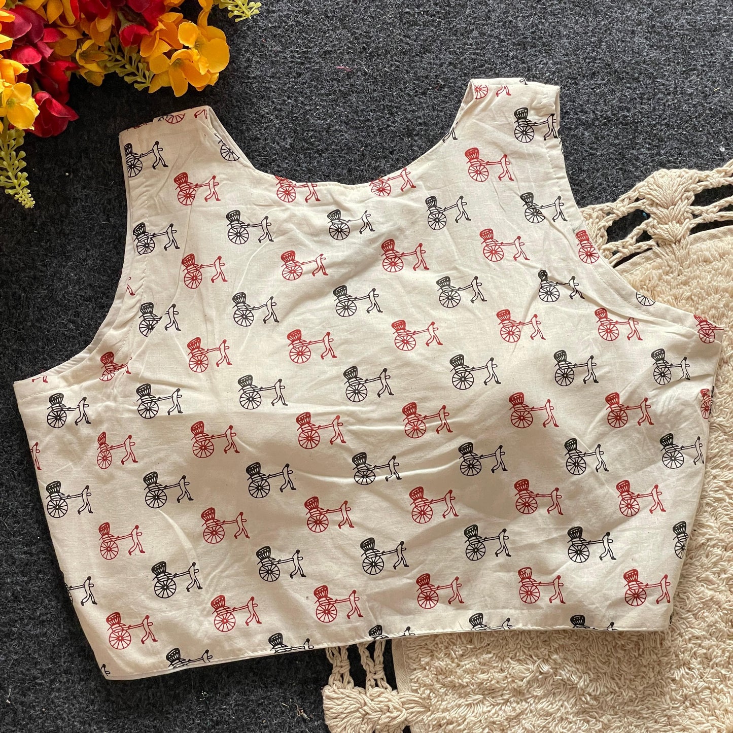 Boho Crop top/blouse - Navratri Edit