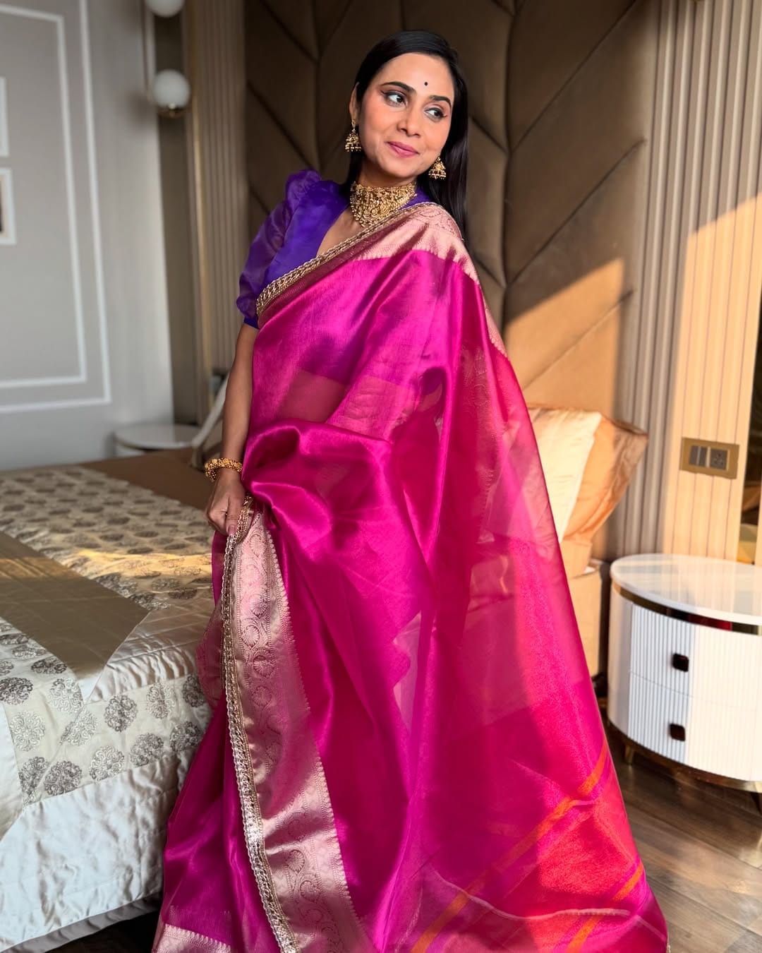 Budget friendly Riwayat collection - Rani Pink