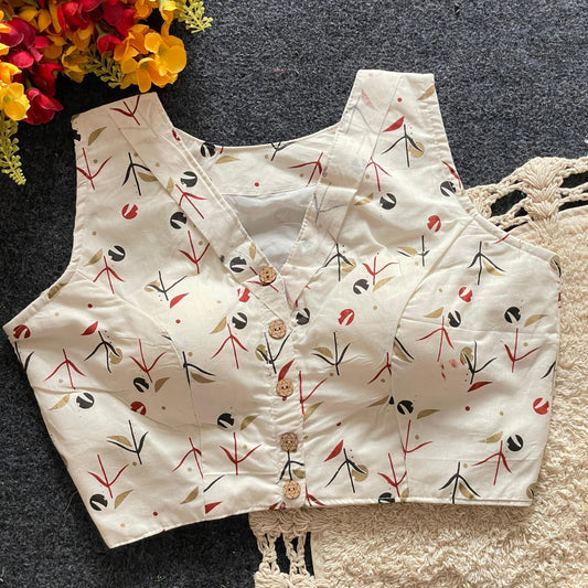 Boho Crop top/blouse - Navratri Edit