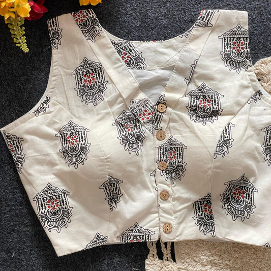Boho Crop top/blouse - Navratri Edit