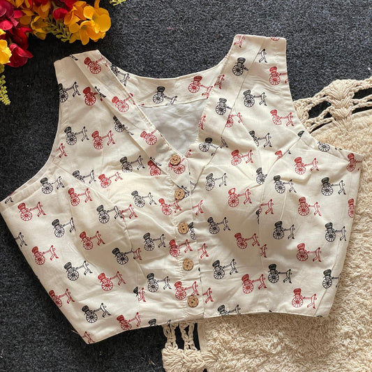 Boho Crop top/blouse - Navratri Edit